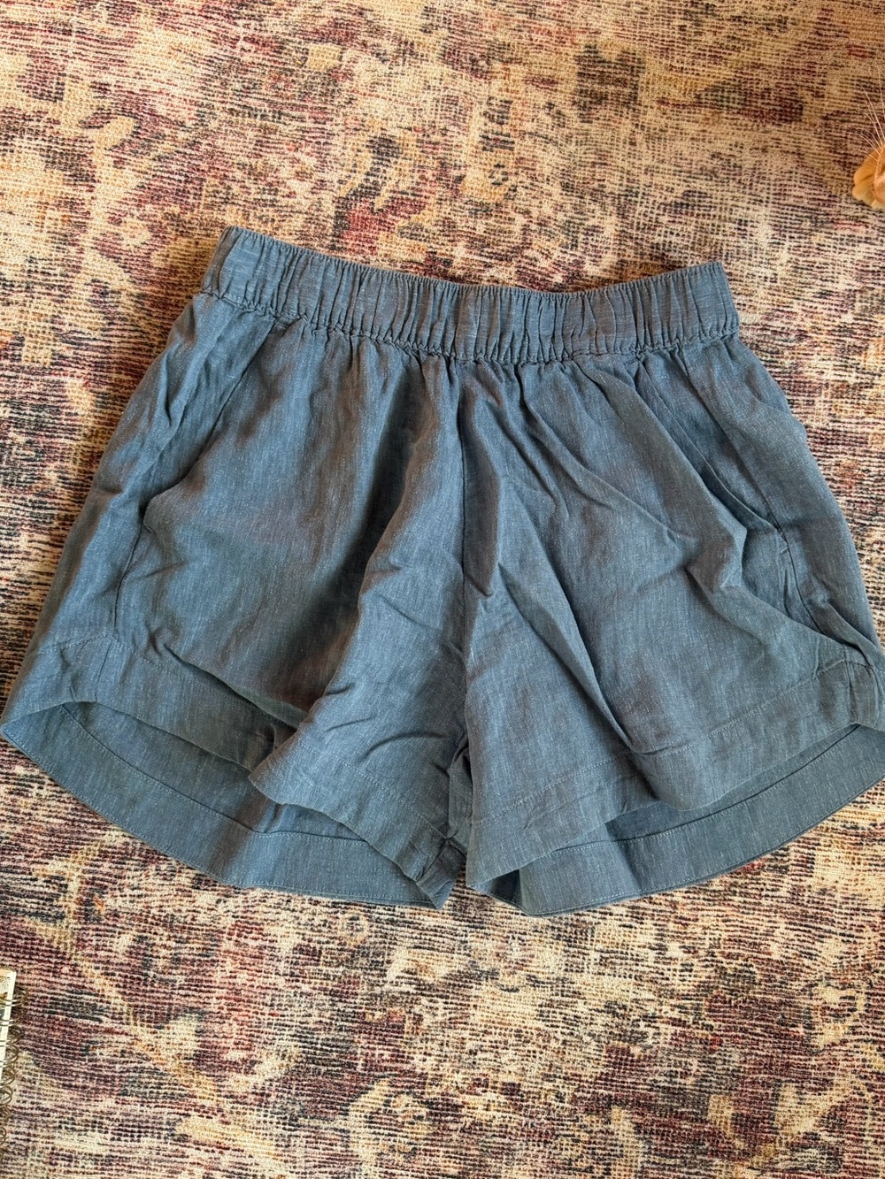 Patagonia Blue High-Waist Casual Shorts Women’s Garden Island Shorts Small NWT